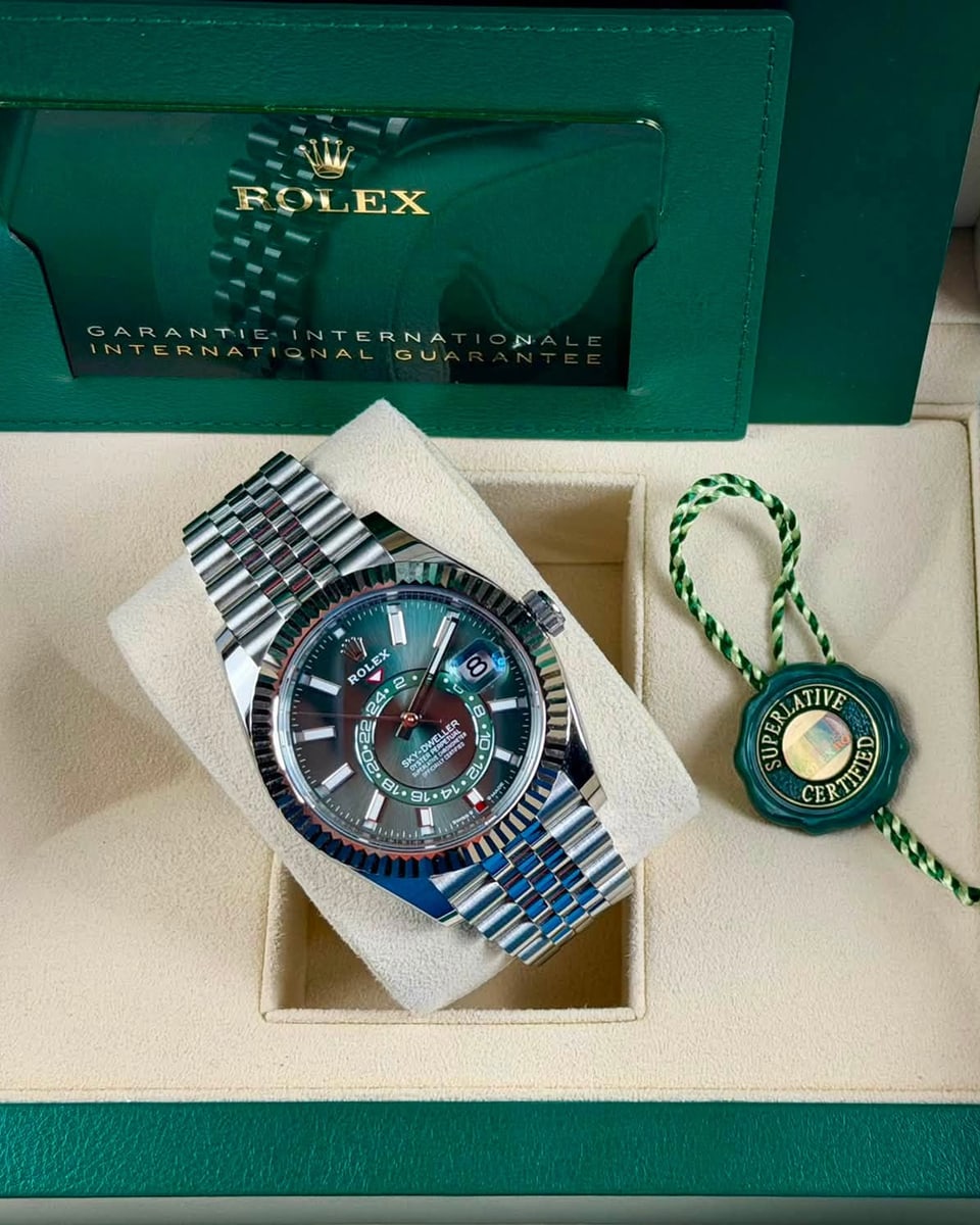Rolex Sky-Dweller in its presentation box